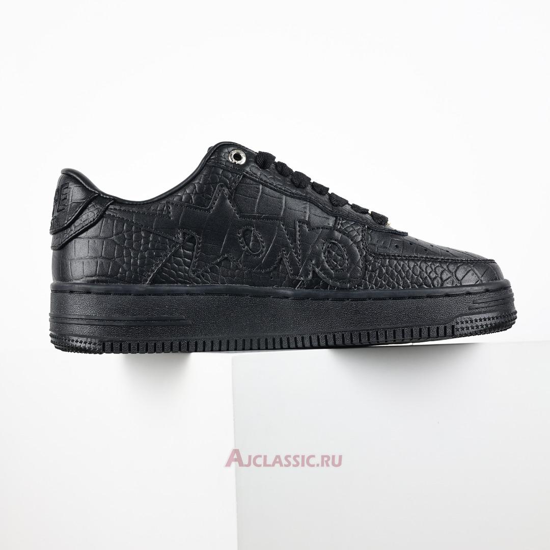 New OVO x A Bathing Ape Bapesta "Black Gold" 1K80191303-BLK-2 Shoes