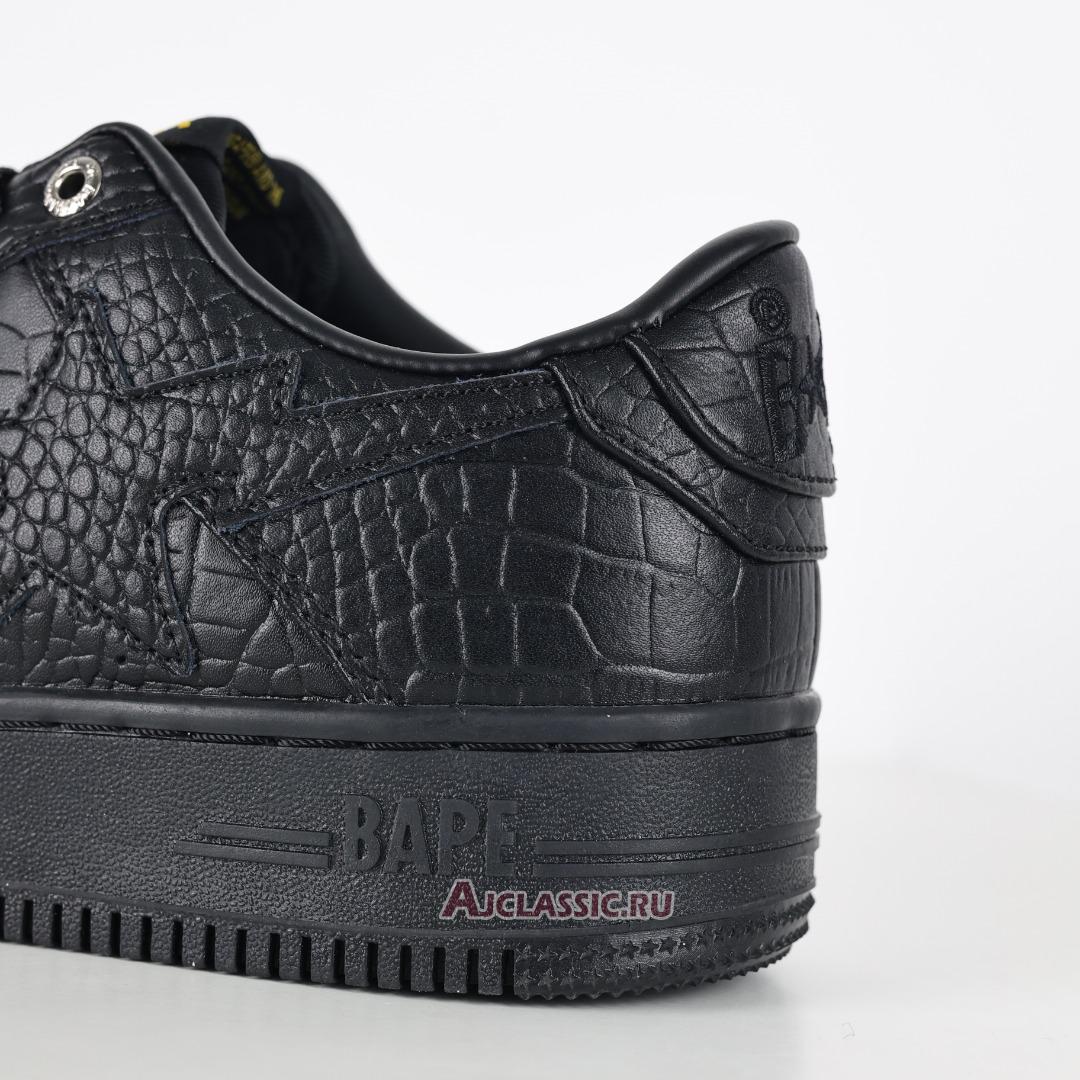 New OVO x A Bathing Ape Bapesta "Black Gold" 1K80191303-BLK-2 Shoes