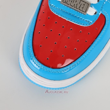 Buy A Bathing Ape x Marvel Comics BapeSta Low Blue Captain America Blue 0ZXSHM191903J-BLP Quality Reps Replicas Shoes