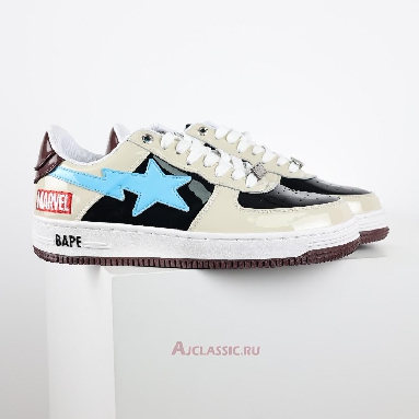 Buy A Bathing Ape x Marvel Comics BapeSta Low Rocket Raccoon Cream 1I73-191-906 Quality Reps Replicas Shoes