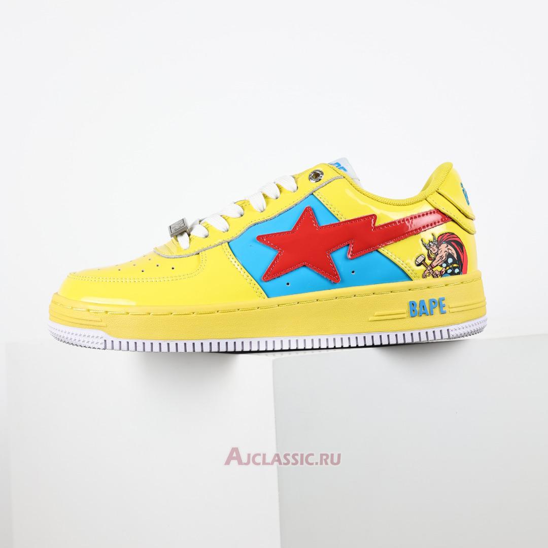New A Bathing Ape x Marvel Comics BapeSta Low "Thor" 1I73-191-905 Shoes