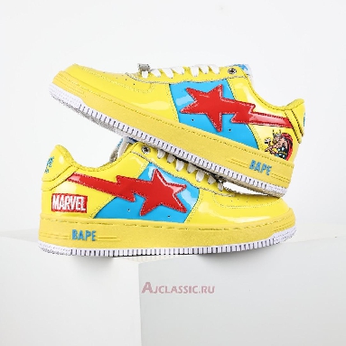 Buy A Bathing Ape x Marvel Comics BapeSta Low Thor Yellow 1I73-191-905 Quality Reps Replicas Shoes