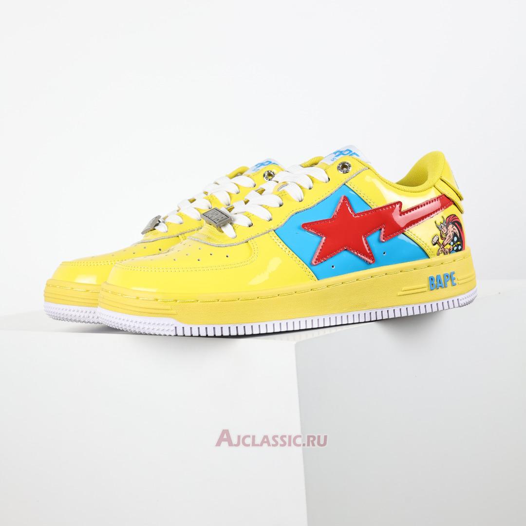 New A Bathing Ape x Marvel Comics BapeSta Low "Thor" 1I73-191-905 Shoes