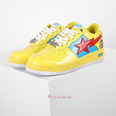 Buy A Bathing Ape x Marvel Comics BapeSta Low Thor Yellow 1I73-191-905 Quality Reps Replicas Shoes