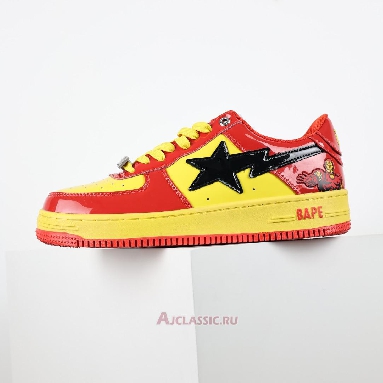 Buy A Bathing Ape x Marvel Comics BapeSta Low Iron Man Red 0ZXSHM191902J-RDR Quality Reps Replicas Shoes