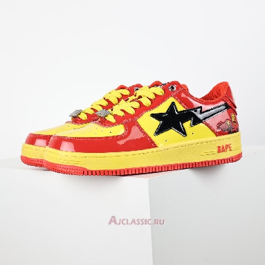 Buy A Bathing Ape x Marvel Comics BapeSta Low Iron Man Red 0ZXSHM191902J-RDR Quality Reps Replicas Shoes