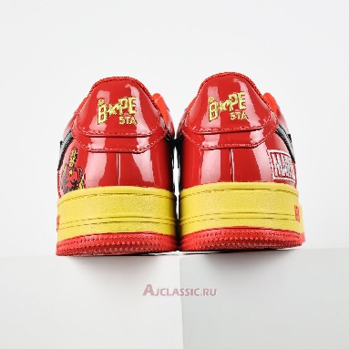 Buy A Bathing Ape x Marvel Comics BapeSta Low Iron Man Red 0ZXSHM191902J-RDR Quality Reps Replicas Shoes