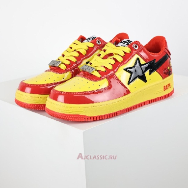 Buy A Bathing Ape x Marvel Comics BapeSta Low Iron Man Red 0ZXSHM191902J-RDR Quality Reps Replicas Shoes