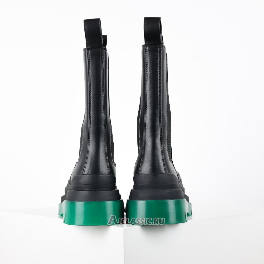 New Bottega Veneta Tire Chelsea Boot "Black Green" 630297VBS501025 Shoes