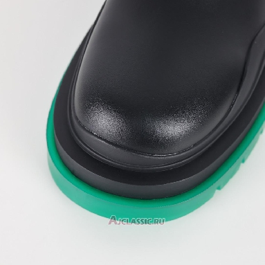 Buy Bottega Veneta Tire Chelsea Boot Black Green Black 630297VBS501025 Quality Reps Replicas Shoes