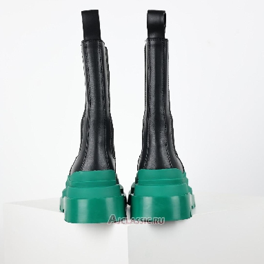 Buy Bottega Veneta Tire Boot Black Acid Turquoise Black 630297VBS501489 Quality Reps Replicas Shoes