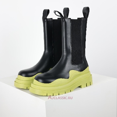 Buy Bottega Veneta Tire Boot Black Green Black 630284VBS501273 Quality Reps Replicas Shoes