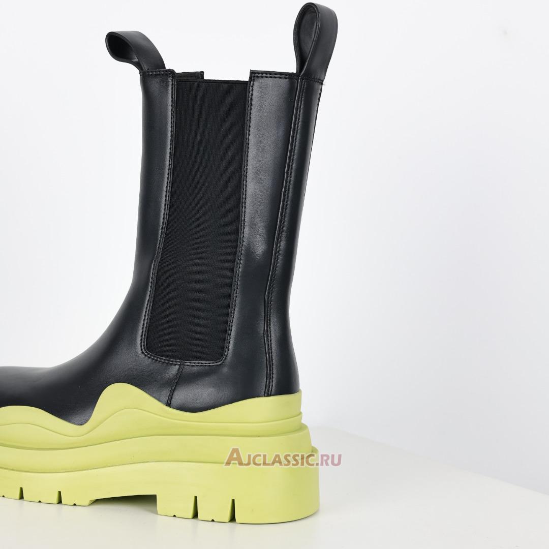 New Bottega Veneta Tire Boot "Black Green" 630284VBS501273 Shoes