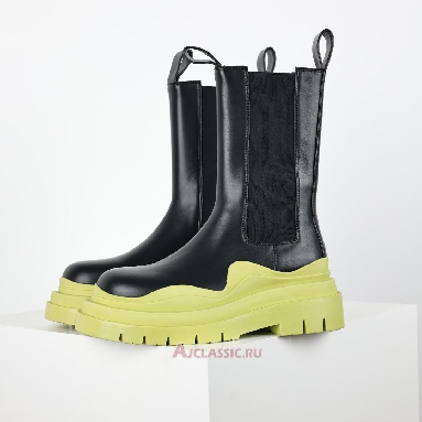 Buy Bottega Veneta Tire Boot Black Green Black 630284VBS501273 Quality Reps Replicas Shoes