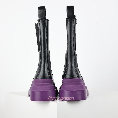Buy Bottega Veneta BV Tire Chelsea Boot Black Purple Black 630297VBS501293 Quality Reps Replicas Shoes