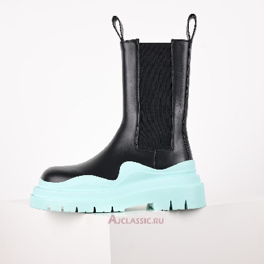 Buy Bottega Veneta Tire Boot Black Pale Blue Black 630284VBS501334 Quality Reps Replicas Shoes