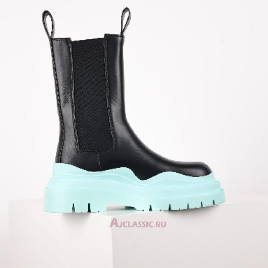 Buy Bottega Veneta Tire Boot Black Pale Blue Black 630284VBS501334 Quality Reps Replicas Shoes
