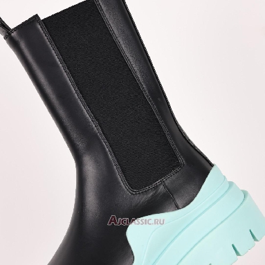 Buy Bottega Veneta Tire Boot Black Pale Blue Black 630284VBS501334 Quality Reps Replicas Shoes