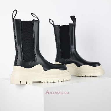 Buy Bottega Veneta Tire Boot Black Sea Salt Black 630297VBS501369 Quality Reps Replicas Shoes