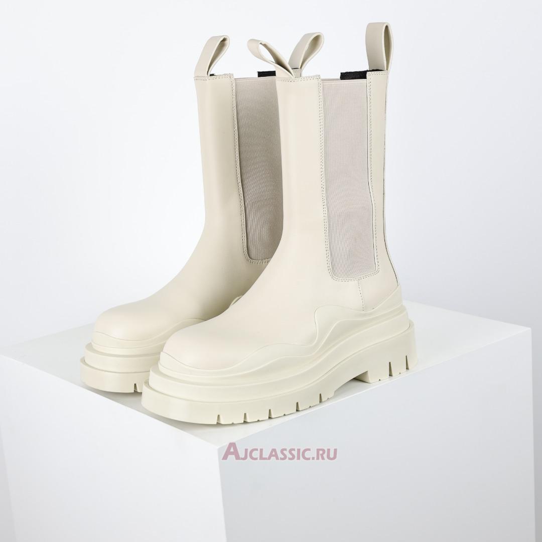 New Bottega Veneta Tire Boot "Sea Salt" 630297VBS509086 Shoes