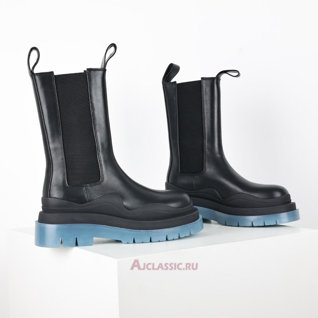 New Bottega Veneta Tire Boot "Black Transparent" 630297VBS501026 Shoes