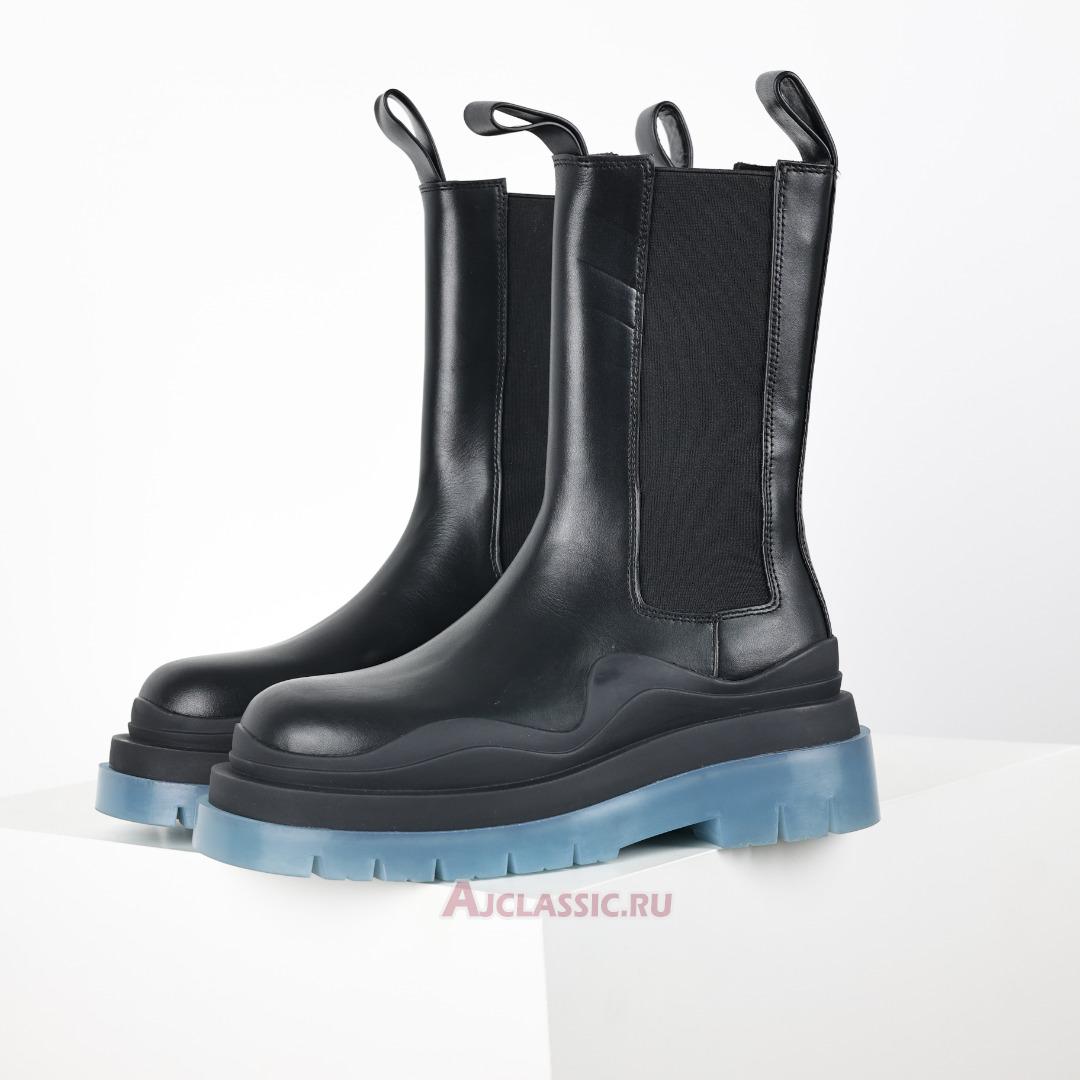 New Bottega Veneta Tire Boot "Black Transparent" 630297VBS501026 Shoes