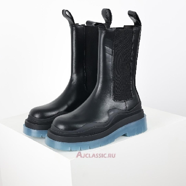 Buy Bottega Veneta Tire Boot Black Transparent Black 630297VBS501026 Quality Reps Replicas Shoes