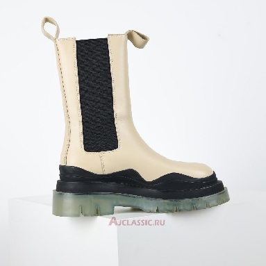 Buy Bottega Veneta Tire Chelsea Boots Transparent Soled - Milk White Beige 630297VBS508207 Quality Reps Replicas Shoes