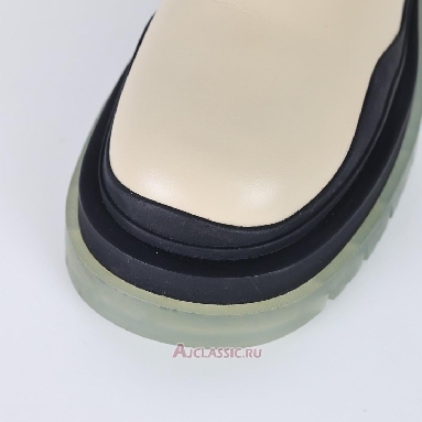 Buy Bottega Veneta Tire Chelsea Boots Transparent Soled - Milk White Beige 630297VBS508207 Quality Reps Replicas Shoes