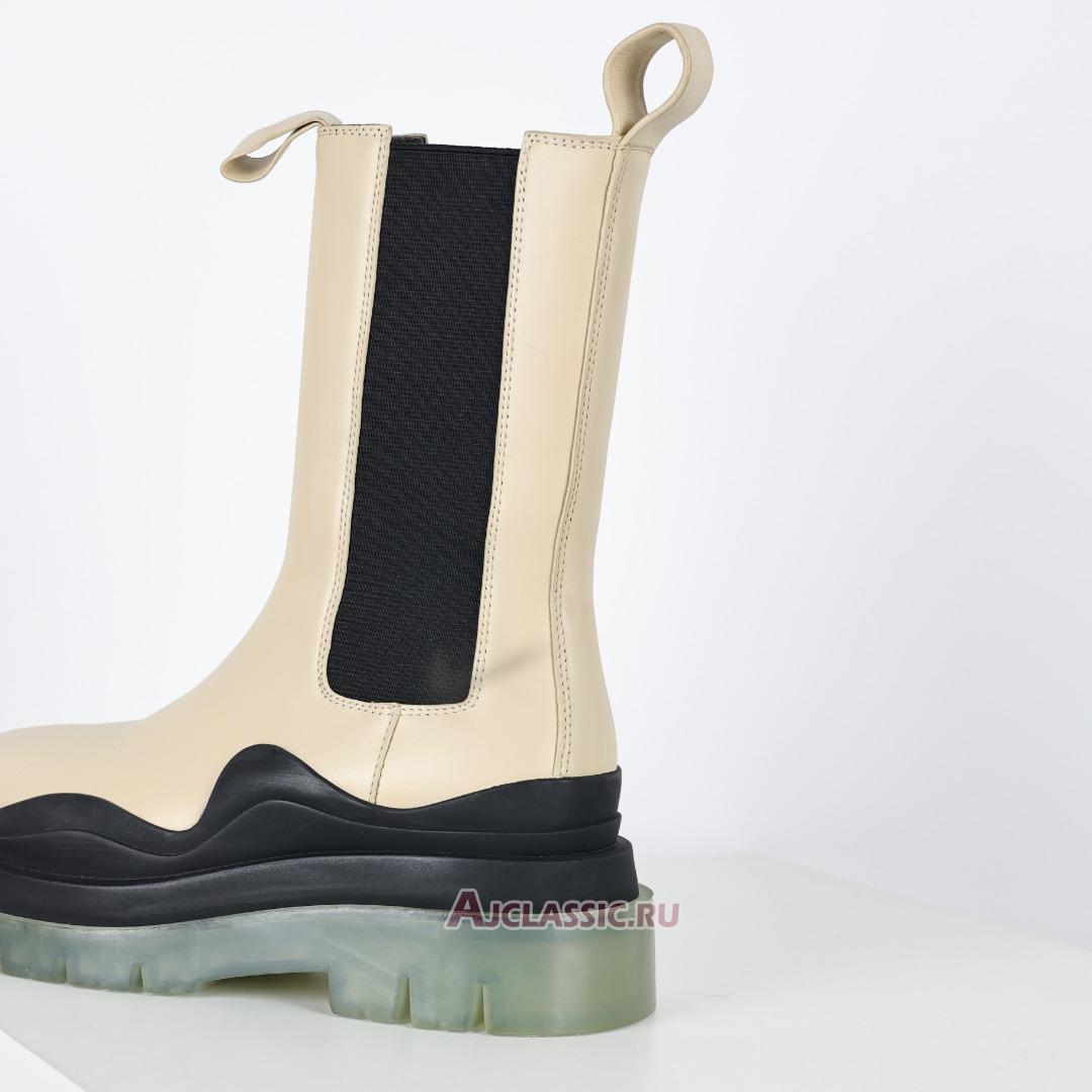 New Bottega Veneta Tire Chelsea Boots "Transparent Soled - Milk White" 630297VBS508207 Shoes