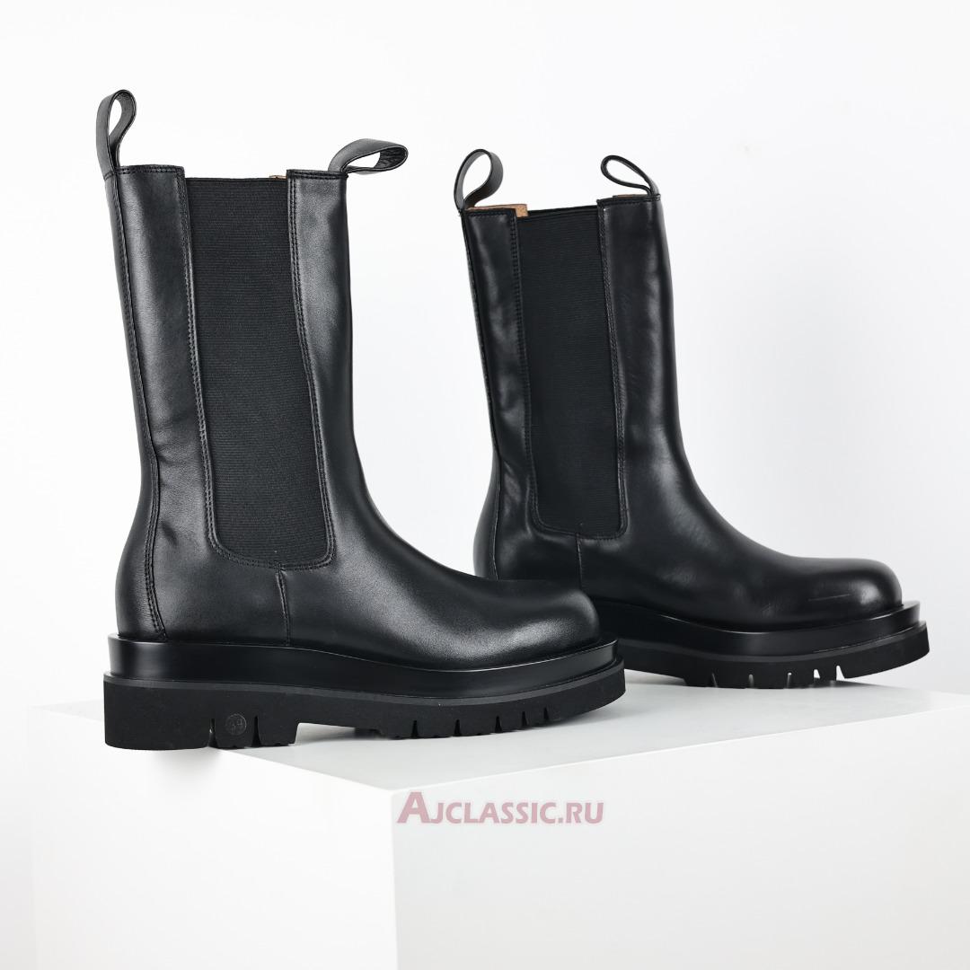 New Bottega Veneta Lug Boot "Black" 592045VIFH01000 Shoes
