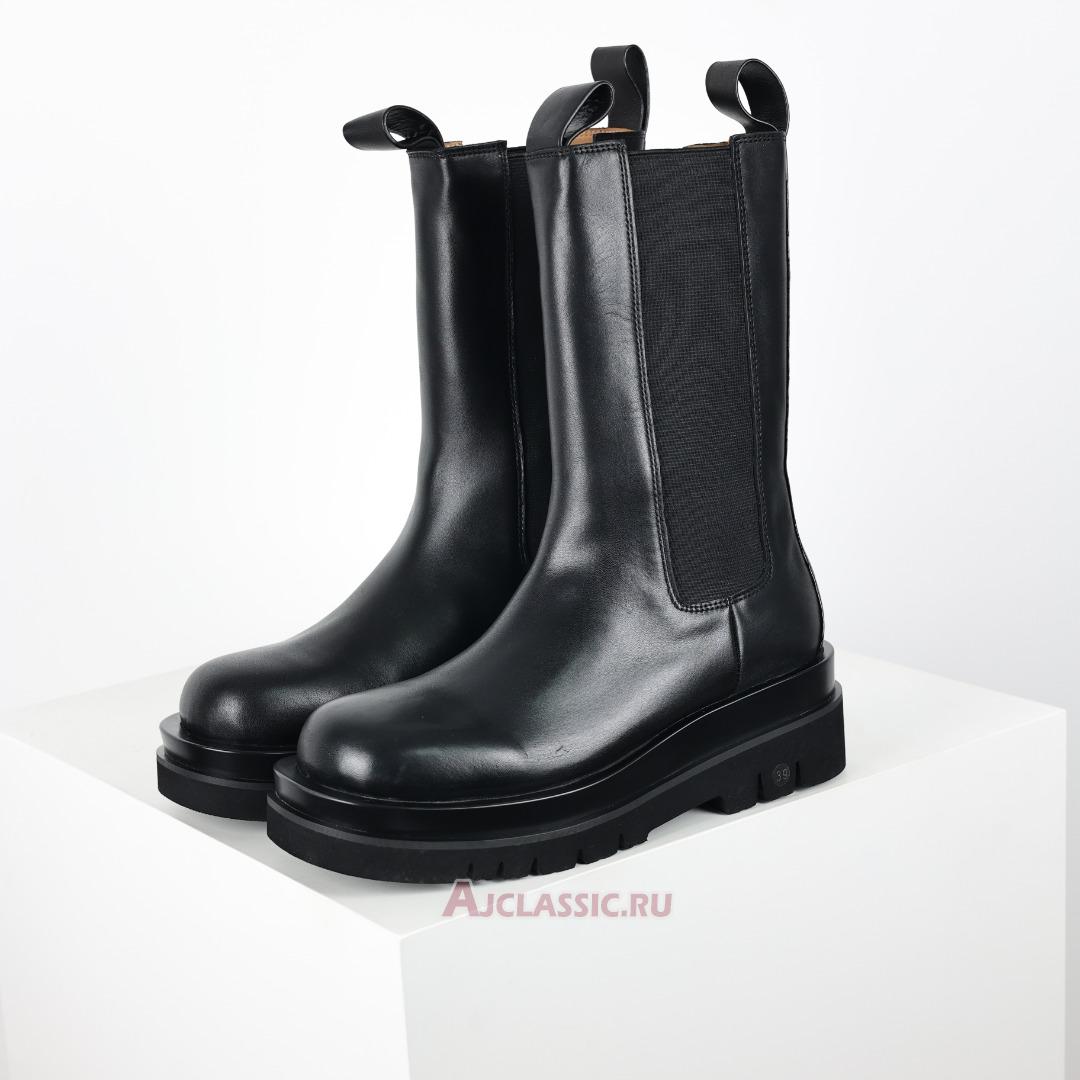 New Bottega Veneta Lug Boot "Black" 592045VIFH01000 Shoes