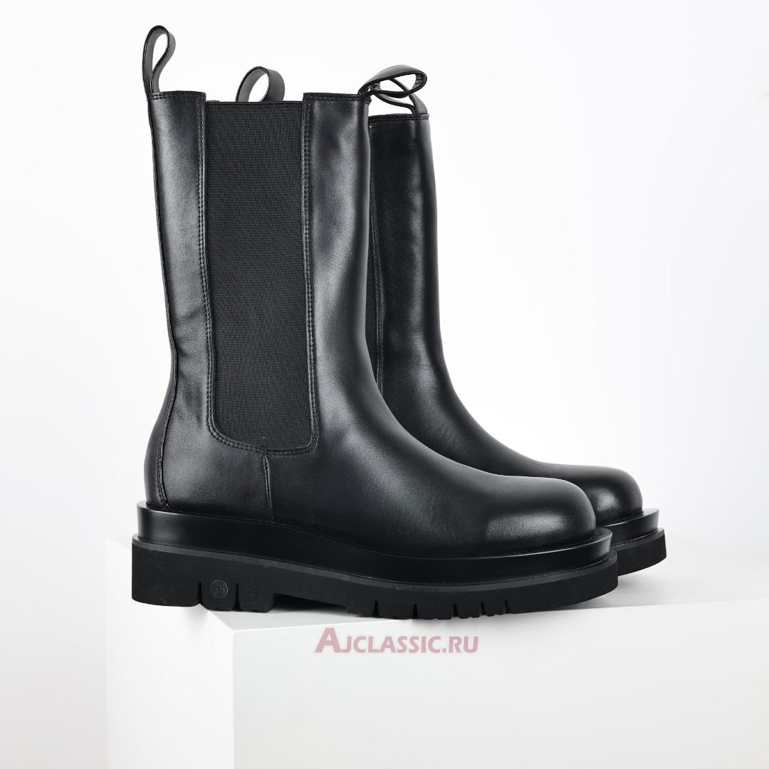 New Bottega Veneta Lug Boot "Black" 592045VIFH01000 Shoes