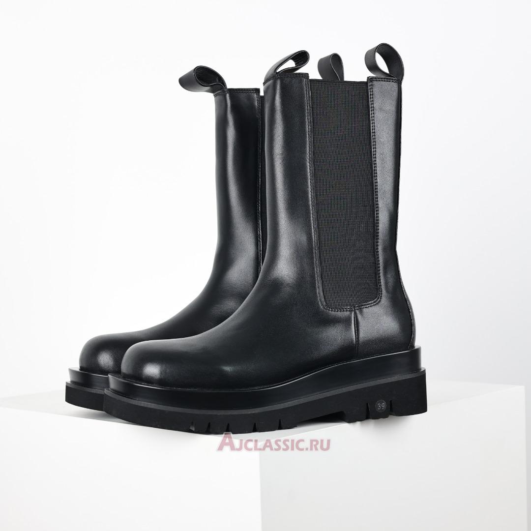 New Bottega Veneta Lug Boot "Black" 592045VIFH01000 Shoes