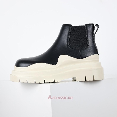 Buy Bottega Veneta Tire Chelsea Boot Beige Black Black 630281VBS501369 Quality Reps Replicas Shoes