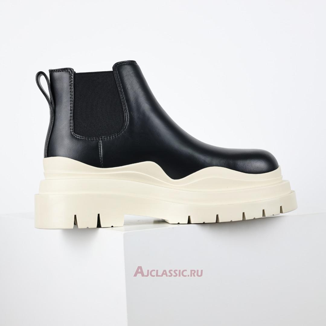 New Bottega Veneta Tire Chelsea Boot "Beige Black" 630281VBS501369 Shoes