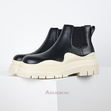 Buy Bottega Veneta Tire Chelsea Boot Beige Black Black 630281VBS501369 Quality Reps Replicas Shoes