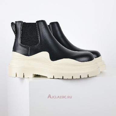 Buy Bottega Veneta Tire Chelsea Boot Beige Black Black 630281VBS501369 Quality Reps Replicas Shoes