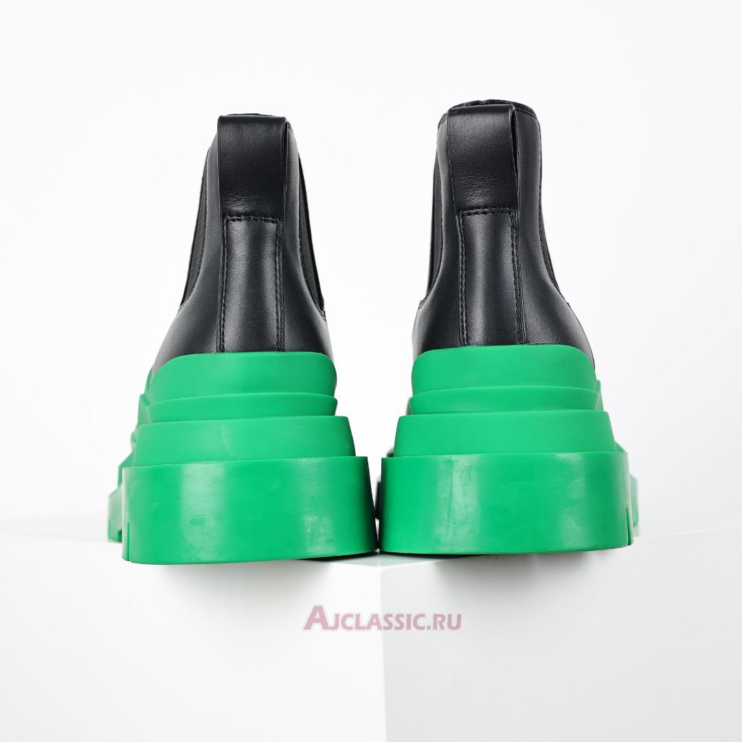 New Bottega Veneta Tire Cropped Boot "Black Grass" 630281VBS501477 Shoes