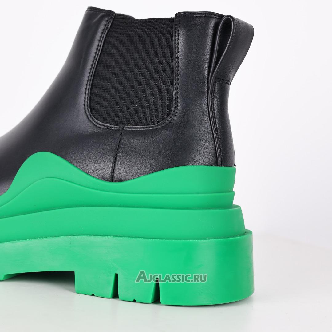 New Bottega Veneta Tire Cropped Boot "Black Grass" 630281VBS501477 Shoes