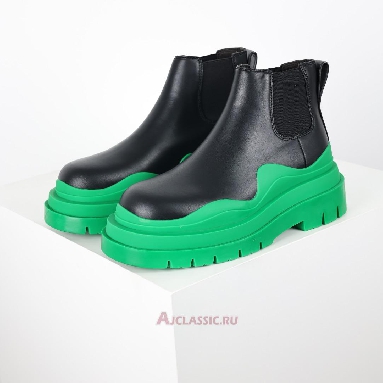 Buy Bottega Veneta Tire Cropped Boot Black Grass Black 630281VBS501477 Quality Reps Replicas Shoes