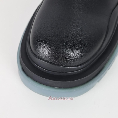 Buy Bottega Veneta BV Tire Chelsea Boot Black Transparent Soled Black 630300VBS501026 Quality Reps Replicas Shoes
