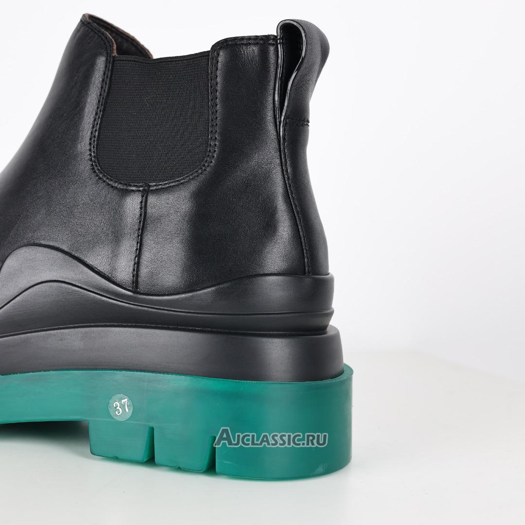 New Bottega Veneta Tire Cropped Boot "Black Grass" 630281VBS501025 Shoes