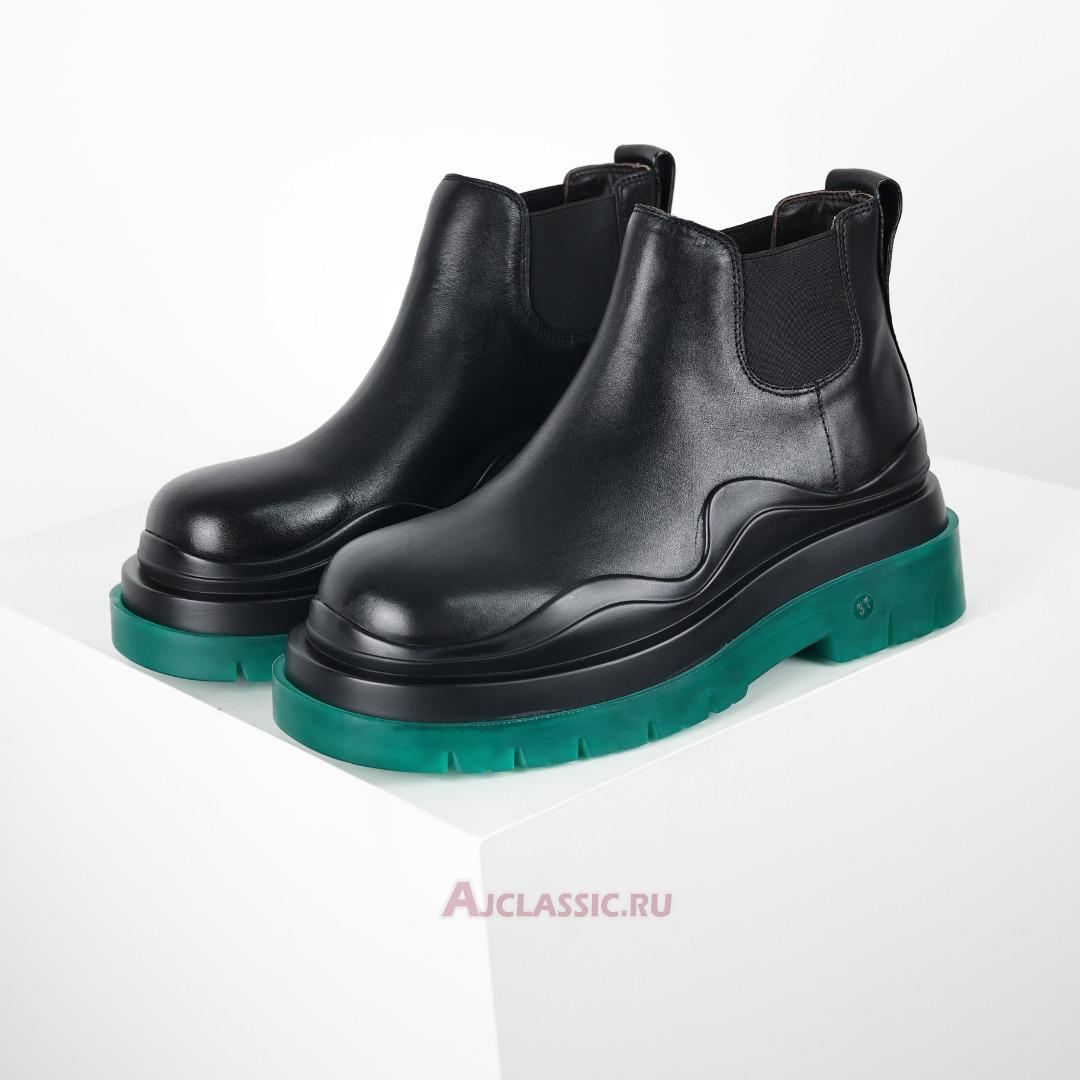 New Bottega Veneta Tire Cropped Boot "Black Grass" 630281VBS501025 Shoes