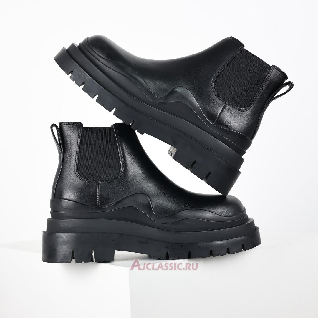 New Bottega Veneta Tire Cropped Boot "Black" 630281VBS501029 Shoes
