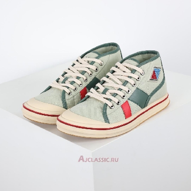 Buy Bottega Veneta Eliot Sneaker White Jade Aloe Green 827624V5JG13030 Quality Reps Replicas Shoes