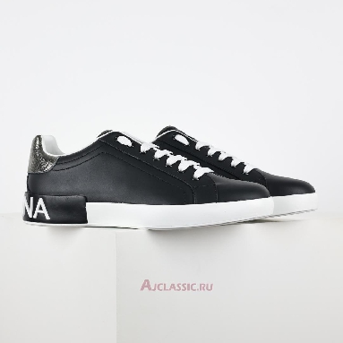 Buy Dolce & Gabbana Calfskin Nappa Portofino Black Silver Black CS2216AH5278B979 Quality Reps Replicas Shoes