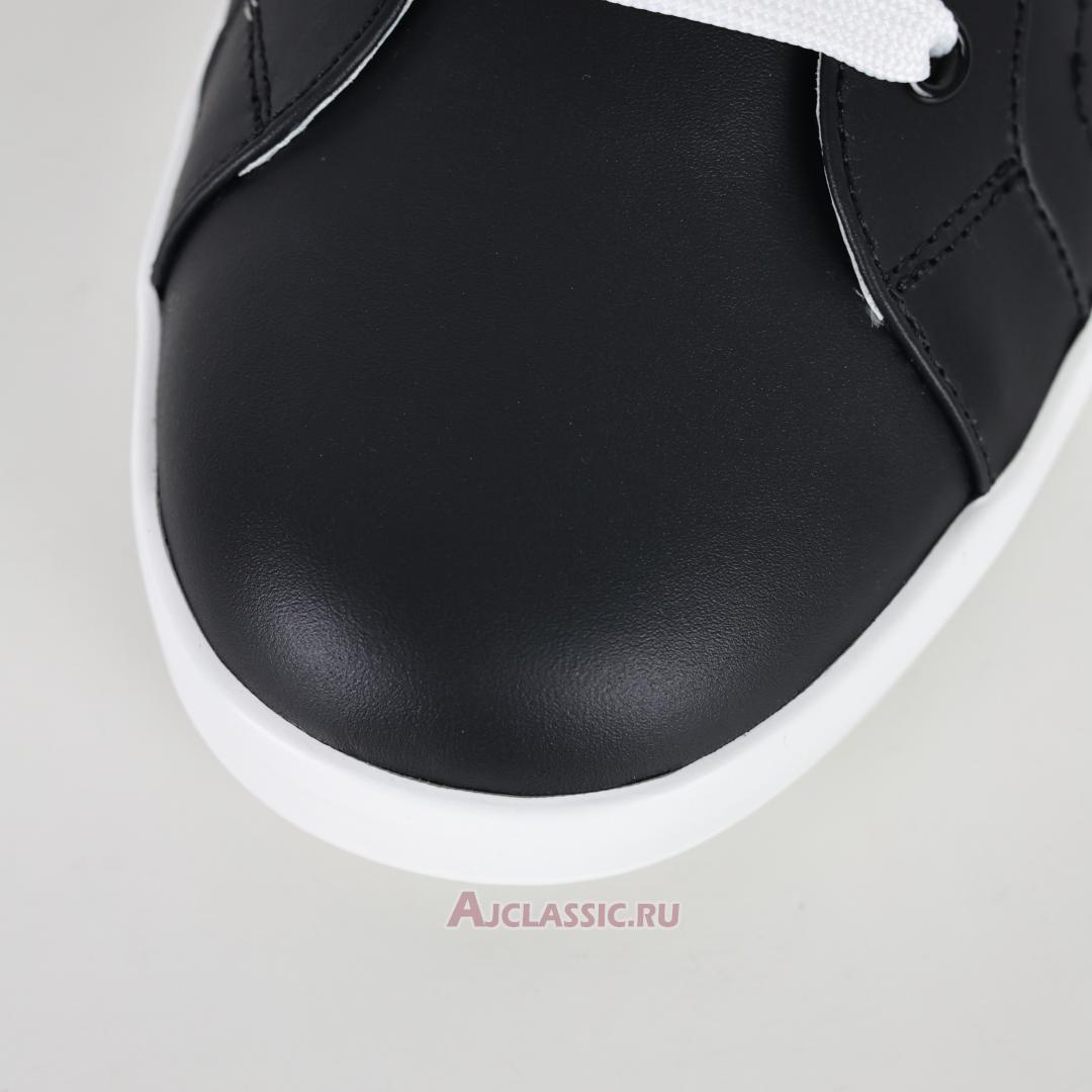 New Dolce & Gabbana Calfskin Nappa Portofino "Black Silver" CS2216AH5278B979 Shoes