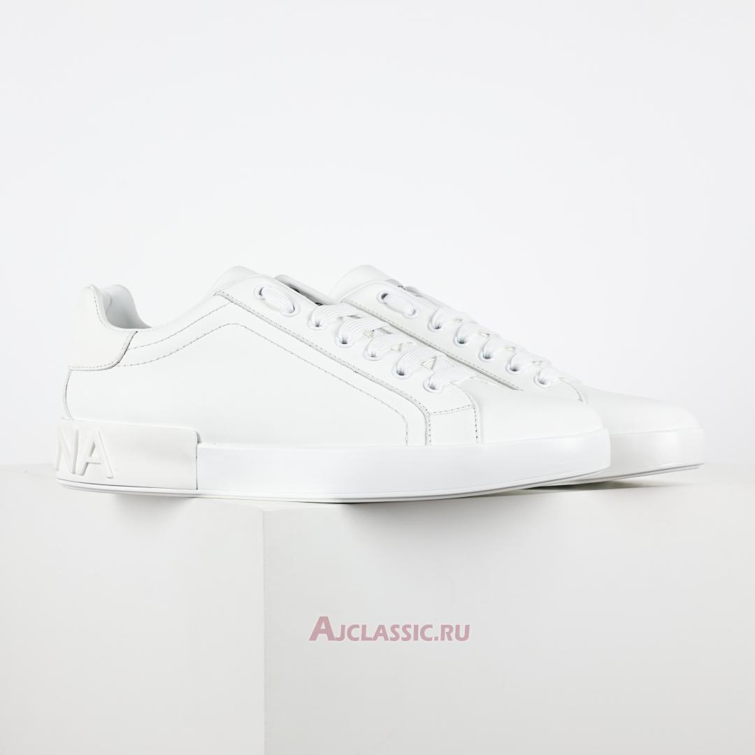 New Dolce & Gabbana Calfskin Portofino "White" CS1772A106580001 Shoes