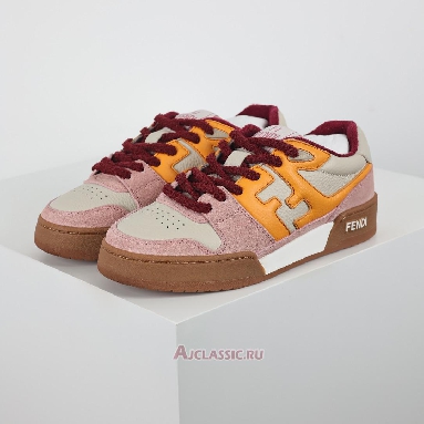 Buy Fendi Match Low Top Pink Yellow Pink 8E8252AI1NF1H1C Quality Reps Replicas Shoes
